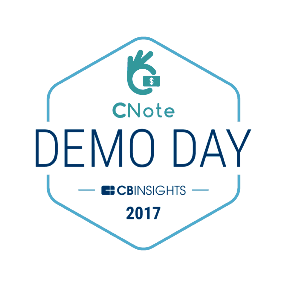 CNote​ ​​Selected​ ​to​ ​Present​ ​at​ ​CB​ ​Insights’​ ​First-Ever​ ​Demo​ ​Day​ ​as​ ​Part​ ​of the​ ​Fintech​ ​Category