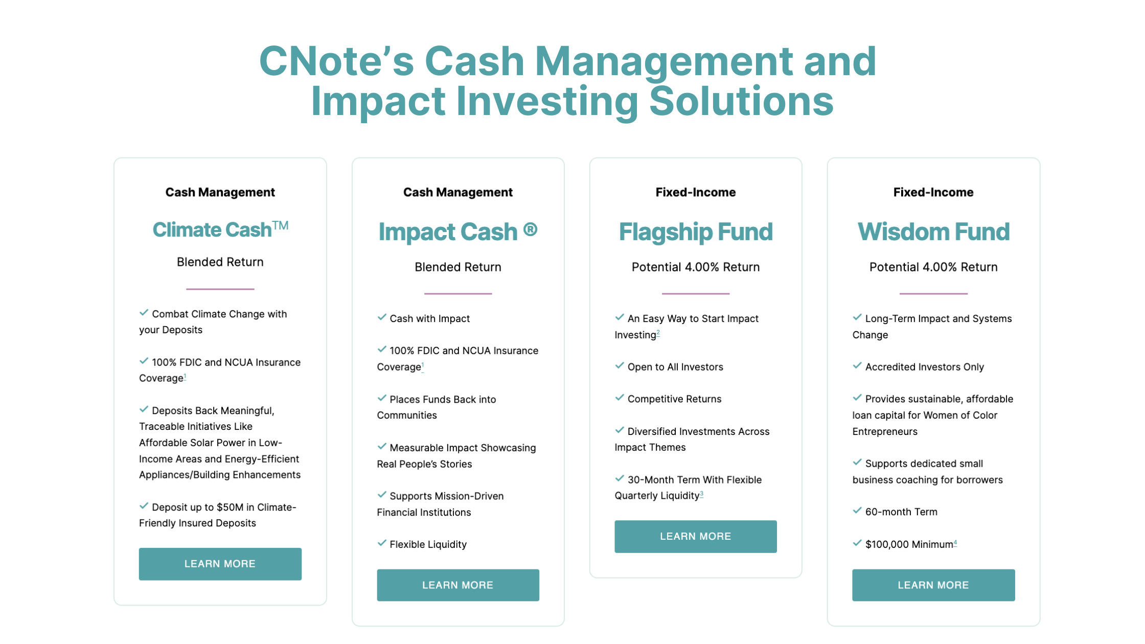 CNote | Impact Investing Solutions